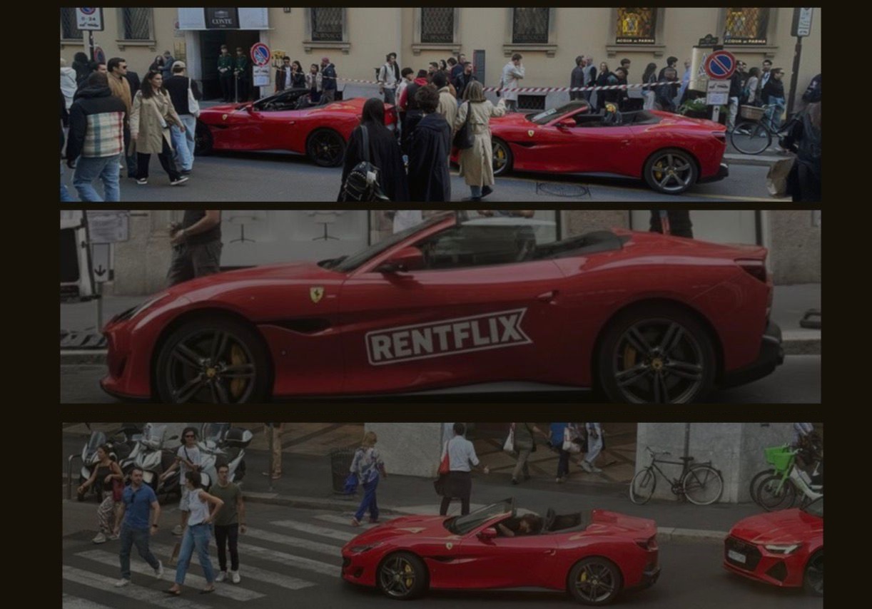 Ferrari per il tour di guida a Milano